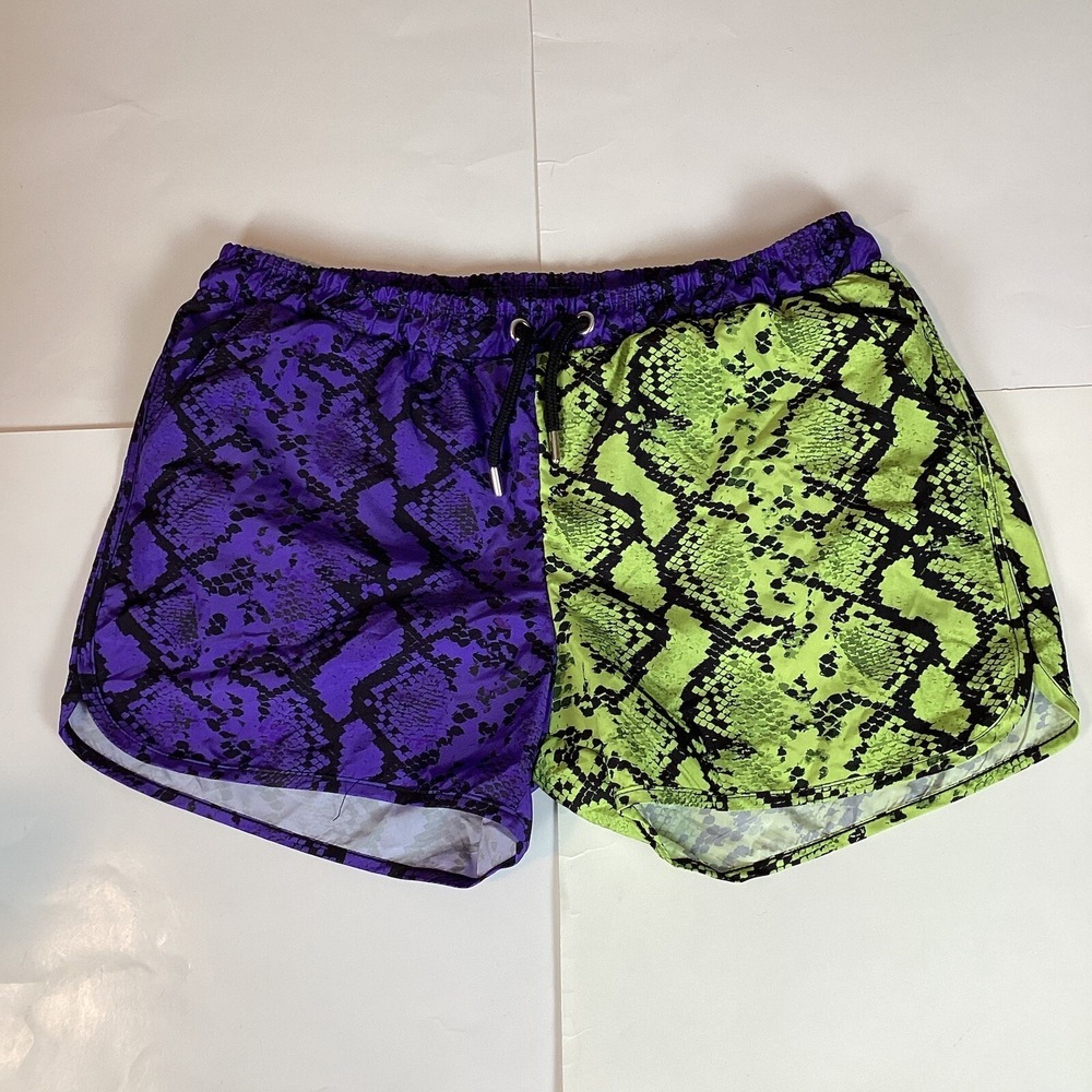 BooHooMan Women's Running Shorts Elastic Waist Size L Large Soft Comfort